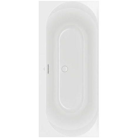 V&B V&B Eck-Badewanne Duo LOOP& FRIENDS 180x80cm, ovale Innenform, weiß (1/5)