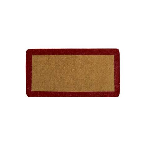 Zerbino Imperiale A Fascia Rosso Spessore Mm.38 - cm.40x80, spessore mm.38