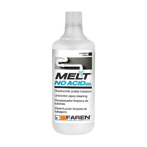 DISGORGANTE MELT NO ACID GEL FAREN - LT 1- 12 pezzi