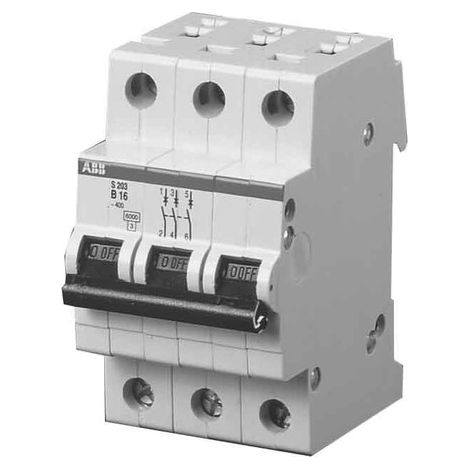 ABB Stotz S&J Sicherungsautomat B,6kA,10A,3P S203-B10