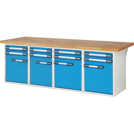 eurokraft pro, Établi, système modulaire Série 7000, 8 tiroirs (1/2)