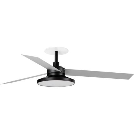 CRUISER RECESSED TAK L Ventilatore nero/aluminium 3000K (1/2)