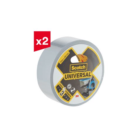 Lot de 2 toiles Scotch® Unv Argent 50mx48mm