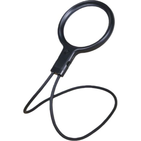 Loupe Mains Libres - Loupe À Col De Cygne - Grossissement 2 5 X - Lentille De 13 Cm - Éclairage Led Intégré - Base Stable - Pour Lecture Et Loisirs Créatifs - 1 Pièce (1/5)