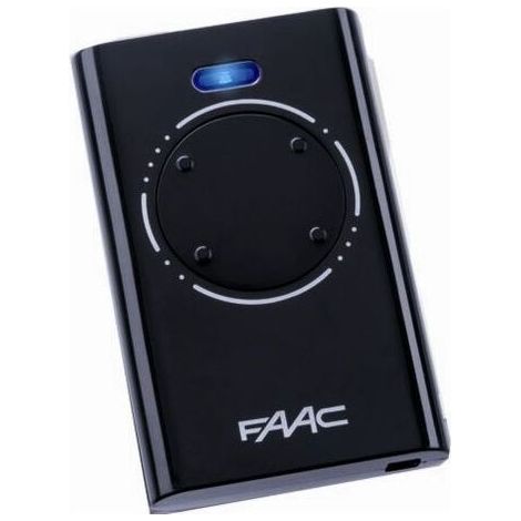 télécommande faac xt4 433slhlr fréquence 433 mhz 4 canaux noir (1/5)