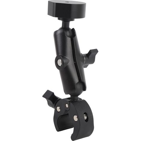Support de fixation réglable pour mini antenne parabolique en alliage d'aluminium et ABS. Support de fixation sécurisé pour mât d'antenne. (1/5)