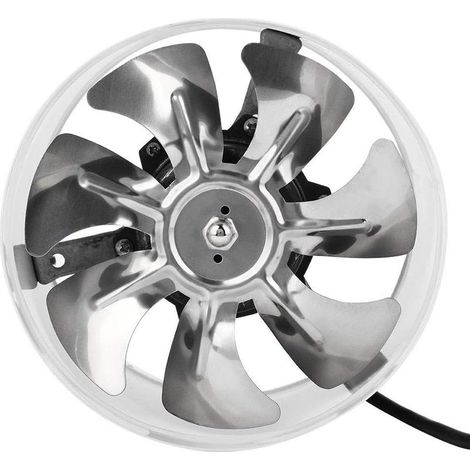 50W 220V 150mm Ventilateur d'Évacuation, Ventilateur D'extraction Silencieux Extracteur D'air Mural Système d'Échappement Ventilation d'Évacuation pour Cuisine, Salle de Bain, Toilette (1/3)