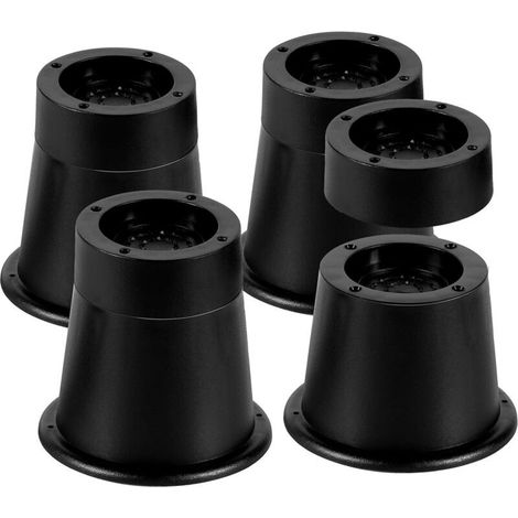 Rehausseur Pieds de Lit Rehausseur Meuble 8CM ou 5,5CM, pour Pied de Table Lit Adulte Bureau Canapé (1/5)