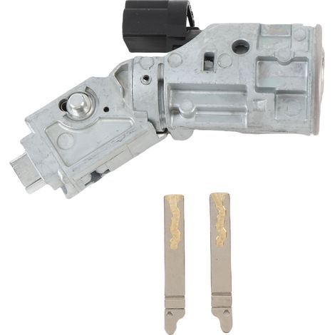 Ortviai Cylindre de Contact d'Allumage 4162AG pour Peugeot Partner Mk2 et Citroën Berlingo Mk2 (2008–2018), Métal, 2 Clés (1/5)