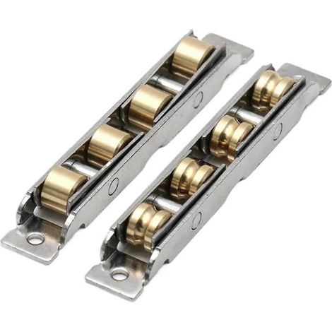 Galets de guidage pour portes de douche coulissantes, roulements à billes, installation facile, accessoires pour portes de douche en verre (1/5)