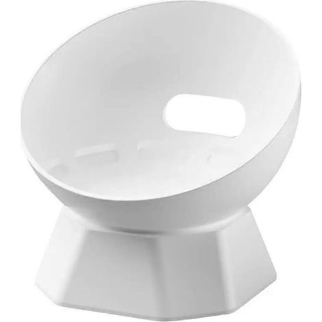Base de bureau universelle en silicone liquide blanc pour enceinte Echo Dot5/Echo Dot4 (1/5)