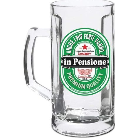 Glass beer mug for the guest house (1/3)