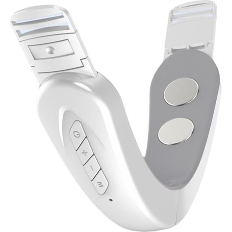 V-Face Lifting Band – Elektrisches Formungsmassagegerät, leichtes Gesichtsstraffungsband, reduziert Doppelkinn, Formungsgerät (Weiß) (1/5)