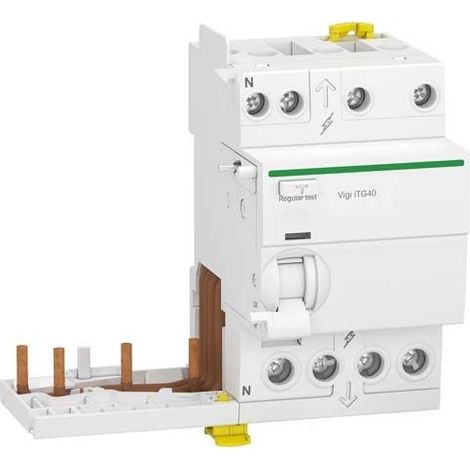 Schneider Electric Acti9 iTG40 FI-Schutzschalter Weiß 40A