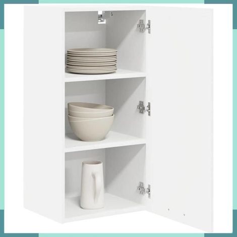Armoire suspendue - 884258 - Blanc - Bois d'ingénierie - 40 x 31 x 80 cm (1/5)