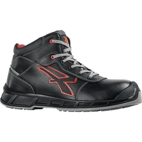 Sicherheitsstiefel Sting Gr.43 W.11 schwarz-rot S3S CI FO SR ESD