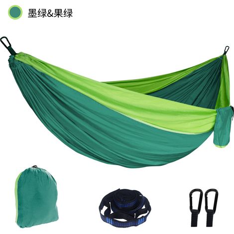 Hamac de plage, balançoire d'extérieur, chaise suspendue de camping portable anti-basculement, berceau, loisirs de plein air. (1/4)