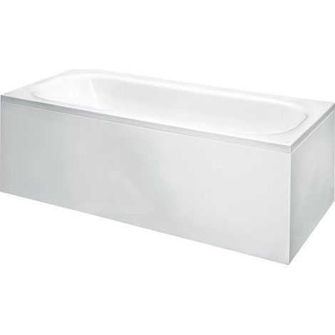 Laufen Solutions - Baignoire avec support et panneau en L droit, 1800x800 mm, blanc H2245060000001 (1/3)