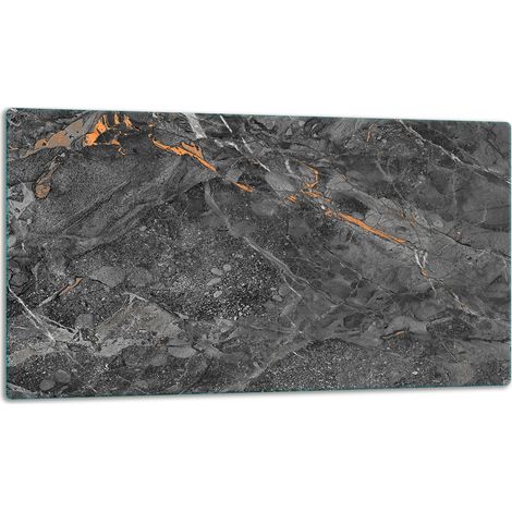 Tabla de cortar de cristal de mármol negro de 52x30 cm. (1/5)