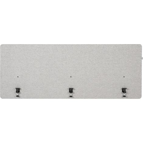 [NEUWERTIG] B-Ware Hjh Office Akustik Tischtrennwand Flexmiut D 160 Cm Hellgrau Trennwand Wand (1/2)