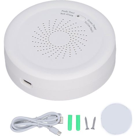 Combustible Gas Detector for Home Smart Safety Natural Gas Leakage Sensor Alarm Device (1/5)