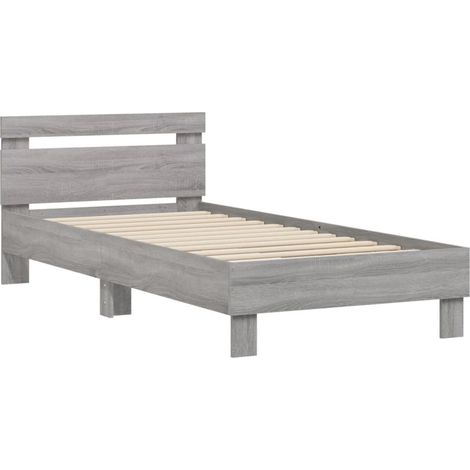 Cadre de lit sans matelas avec tête de lit 75x190 cm vidaXL (1/5)