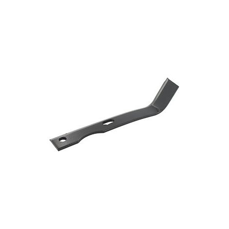 Cuchillo de fresas universal izquierdo (Honda / Kubota y Husqvarna) para motocultor - Longitud: 195 mm. Tipo escardador.