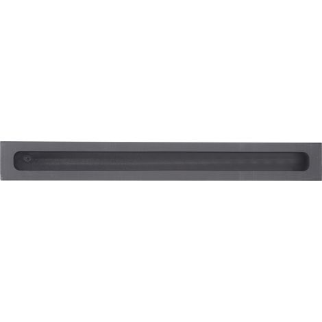 Moule à lingot en graphite 250x30x20mm, creuset de coulée pour or, argent, cuivre, aluminium, barre à fente de raffinage, moule de moulage métal (1/5)