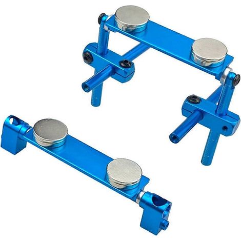 Aimant plat pour kit de fixation de carrosserie de voiture RC TT01 TT02 1/10 (voiture de course/tourisme) bleu (1/5)