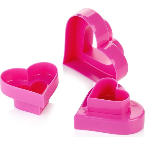 Taglia Biscotti Cuore Set 3 Delicia Tescoma 630862 (1/4)