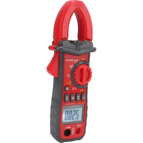 Digitales 600V 600A Stromzangenmessgerät, präzise Messung mit Messleitung, Digitalanzeige, für elektrische Prüfungen (1/5)