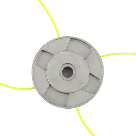 aluminium Tête de débroussailleuse Aluminium fils Tête Coupe-bordure 4 lignes Universel Tete Debroussailleuse pour Jardin,Pelouse,Patio