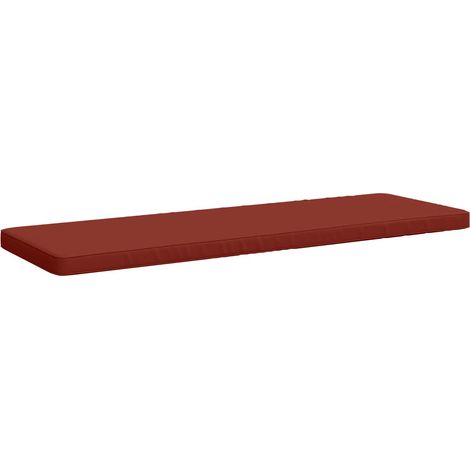 Cuscino per Panchina a 1 Pezzo VUGHT 100% Poliestere Rosso vidaXL (1/5)