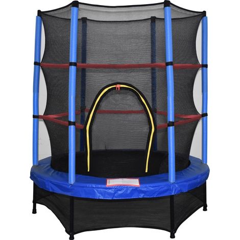 Cama elástica - azul - 140 cm (1/5)