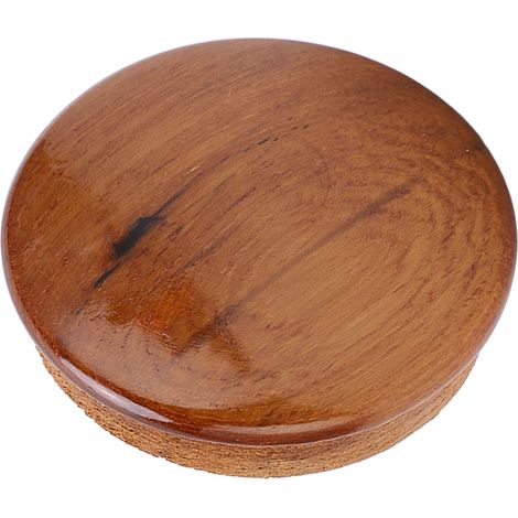 Pommeau de Volant Marine 63,5 mm/2,5 pouces en Teck Verni Brillant pour Bateaux et Yachts (1/5)