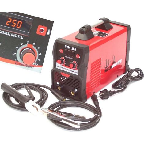 Inverter E-Hand Schweißgerät MMA 250A Elektrodengerät 13962 Elektrodeninverter