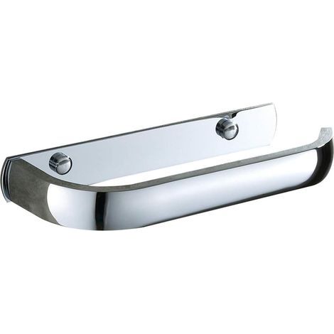 Toilet Roll Holder Without Cover Bathroom Brass Polished Chrome Finish Toilet Paper Tissue Holder Wall Mounted (1/5)