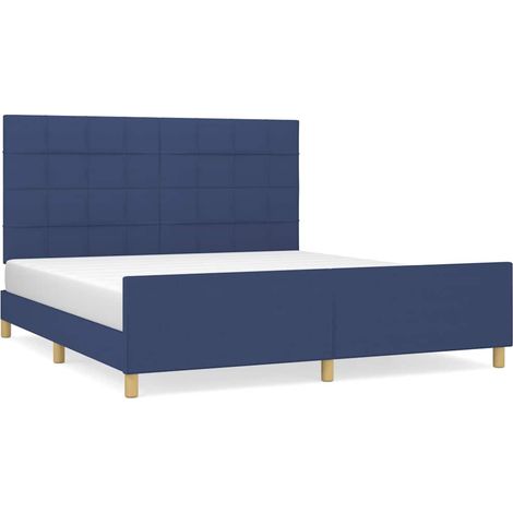 Maison Exclusive - Giroletto senza Materasso Blu 180x200 cm in Tessuto (1/5)
