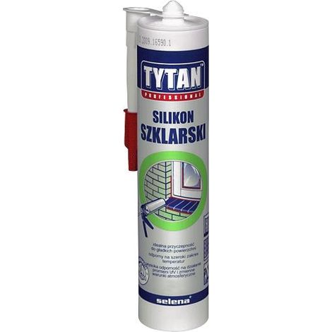 Vetro e acquario silicone titanio 280ML marrone - SIL Z TY BRĄ