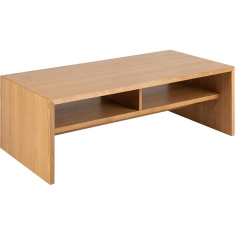 Mesa de centro Norsica 855 , 40x60x120cm, Diámetro: 0, Aglomerado laminado, Angular