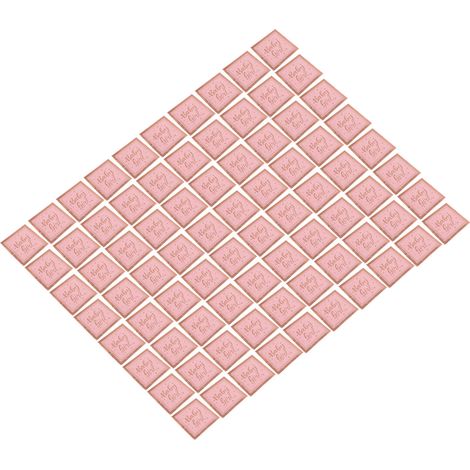 80 serviettes de table roses à bordure dorée, décorations de fête exquises, idéales pour les remises de diplômes, les mariages et les anniversaires.