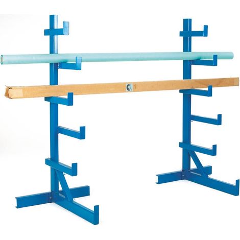 Rs Pro – Armoire d'atelier en acier bleu – Hauteur 1832mm – Largeur 840mm – Profondeur 890mm – Solution de rangement robuste pour outils