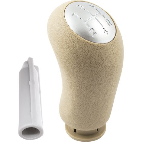 Renault Clio III 05-09 BEIGE Schaltknauf + Adapter (1/5)