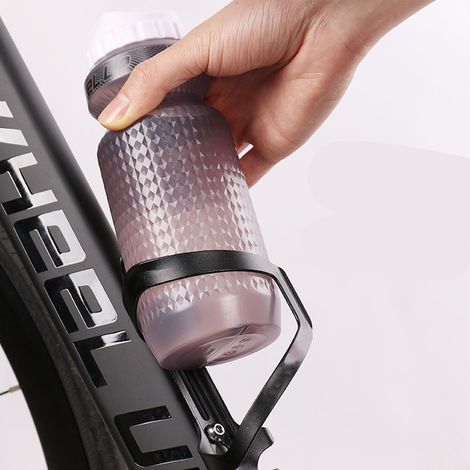 Support de bidon vélo en aluminium léger, noir pour cyclisme et randonnée (1/5)