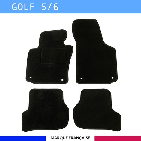 Tapis de voiture sur mesure pour Volkswagen Golf 5 (2003-2008) – 4 pièces – Système antidérapant AUTOGRIP® – Finition textile