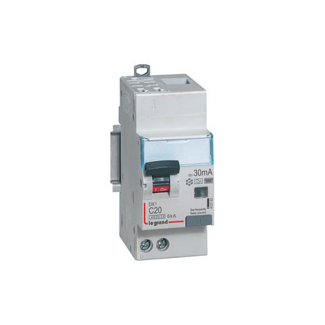 DX³ Disjoncteur 1P+N courbe C 20A 4,5/6kA Auto - LEG410762