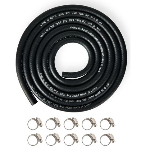 Ø 8mm Durite Essence Tressée Tuyau Essence 1.8M Durite Gasoil (1/5)