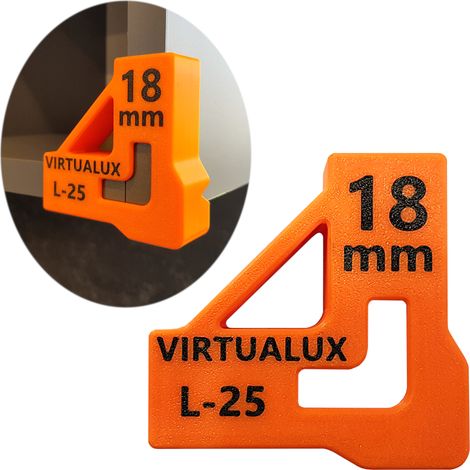 Serre-joint de charpentier robuste L-25 pour planches de 18 mm (1/5)