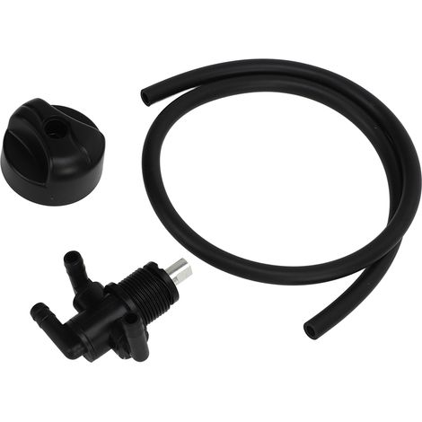 Robinet d'essence à 3 voies, vanne d'arrêt de carburant avec conduite de carburant pour VTT Polaris Sportsman 335 325 330 400 500 600 700