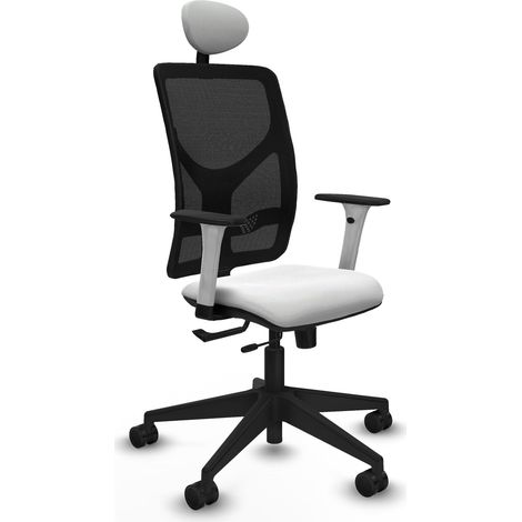 Chaise de bureau piqueras y crespo Motilla blanc soutien lombaire (1/2)
